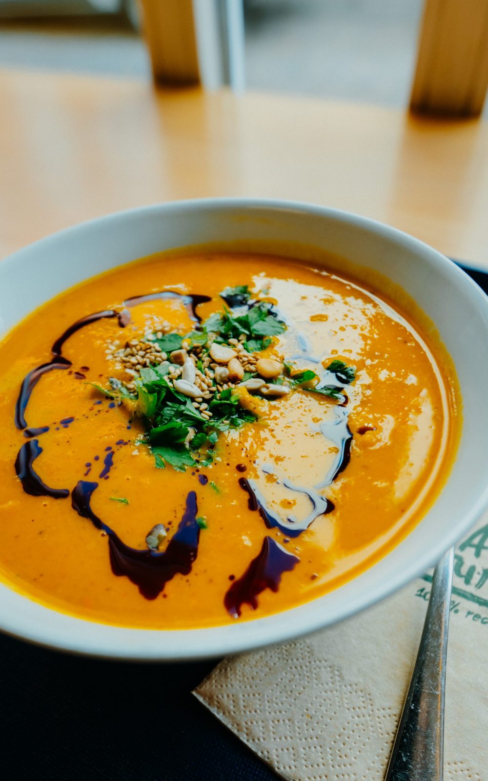 Frisch gekochte Suppe